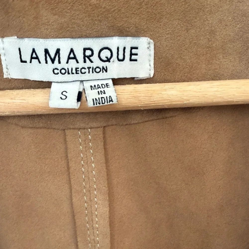 Lamarque Tan Suede Vest